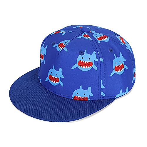 MASOCIO Cap Kinder Jungen Baseball Kappe Kleinkind Trucker Caps 5 6 Snapback Basecap Junge Cappy Sommer Sonnenkappe Sonnencap Hut Alter 4-7 Jahre Blau von MASOCIO