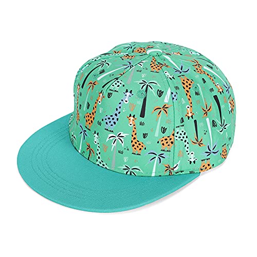 MASOCIO Cap Kinder Jungen Mädchen Baseball Kappe Kleinkind Trucker Caps 5 6 Snapback Basecap Cappy Sommer Sonnenkappe Sonnencap Hut Alter 4-7 Jahre Grün von MASOCIO
