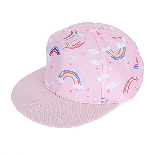 MASOCIO Cap Kinder Mädchen Baseball Kappe Kleinkind Trucker Caps 3 Snapback Basecap Cappy Sommer Sonnenkappe Sonnencap Hut Alter 2-4 Jahre Rosa von MASOCIO