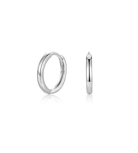 MASOP Ohrringe Silber,Creolen Silber 925 Stecker 10mm Damen Frauen Mädchen Herren von MASOP