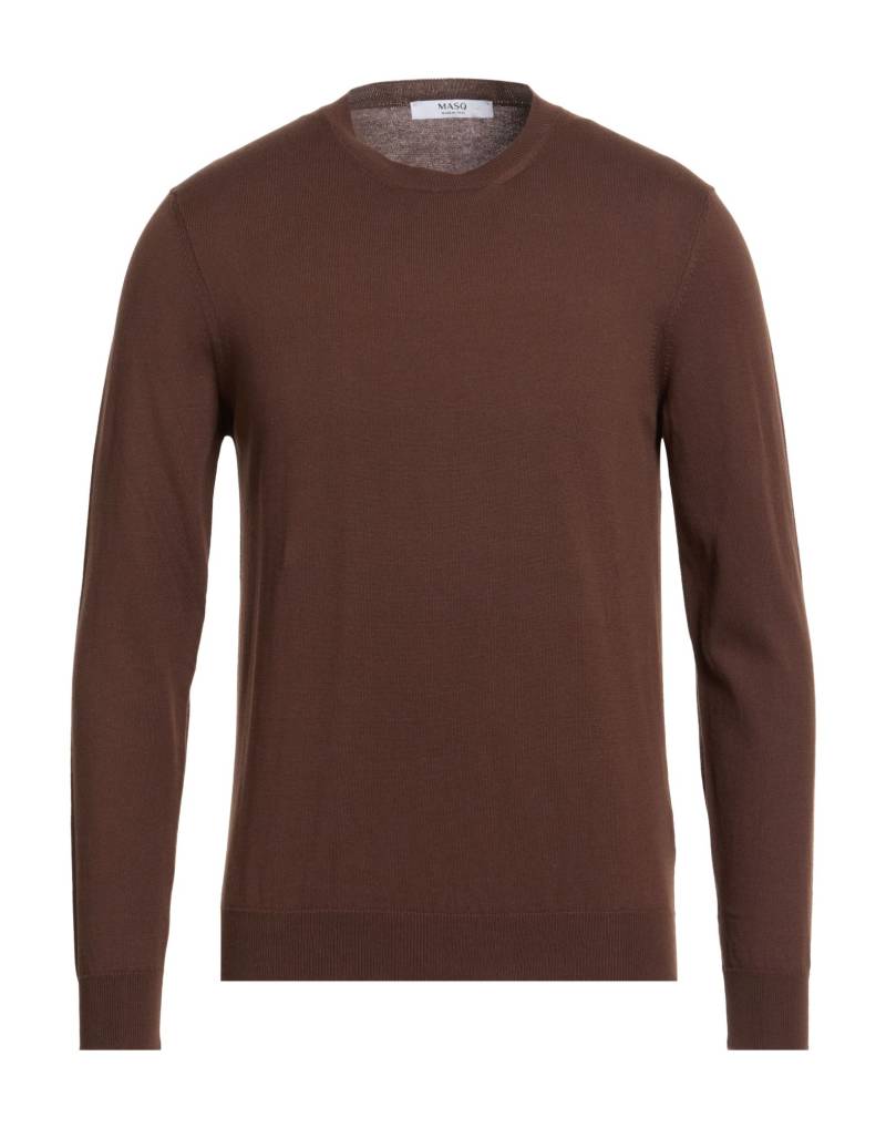 MASQ Pullover Herren Schokobraun von MASQ