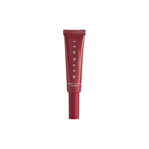 MASQMAI Perfect Lip Gloss, Lipgloss mit Peptid Volumengebend, Granatapfel, Farbton: Wine O'Clock von MASQMAI