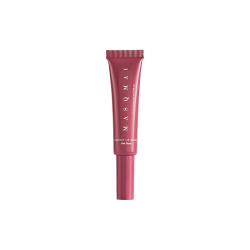 MASQMAI Perfect Lip Gloss, Lipgloss mit Peptid Volumengebend, Passionsfrucht, Farbton: Pink Peony von MASQMAI