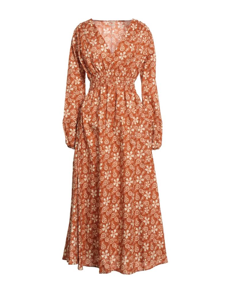 MASSIMO ALBA Maxi-kleid Damen Rostrot von MASSIMO ALBA