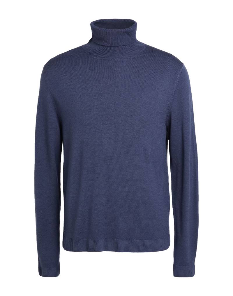 MASSIMO ALBA Rollkragenpullover Herren Marineblau von MASSIMO ALBA