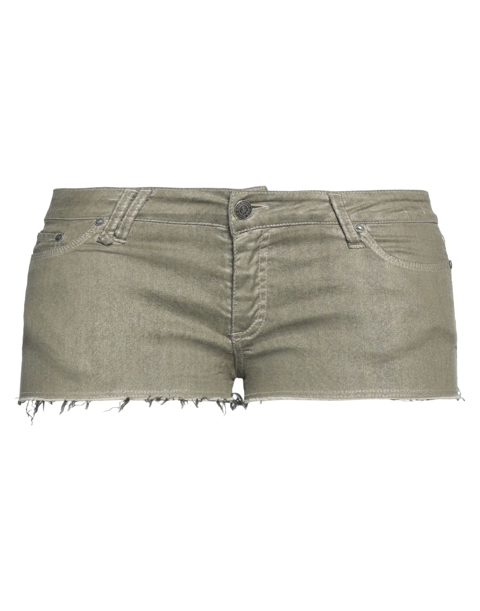 MASSIMO SABBADIN Jeansshorts Damen Khaki von MASSIMO SABBADIN