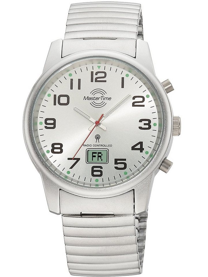 MASTER TIME Digitaluhr Master Time MTGA-10822-42M Herrenuhr Zugband Funku MASTER TIME Digitaluhr Master Time MTGA-10822-42M Herrenuhr Zugband Funku von MASTER TIME