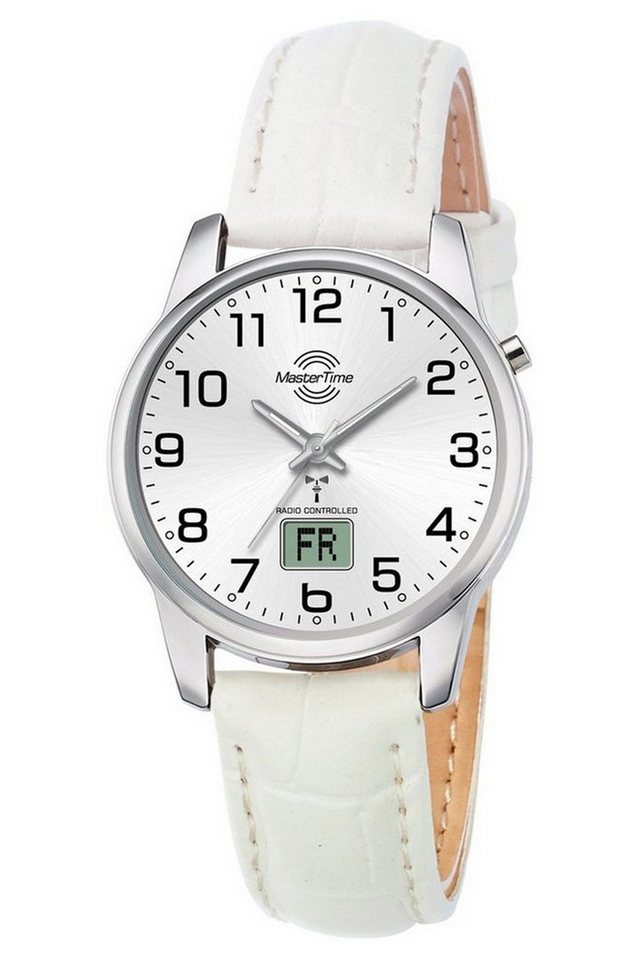 MASTER TIME Funkuhr Funk Basic Weiß von MASTER TIME