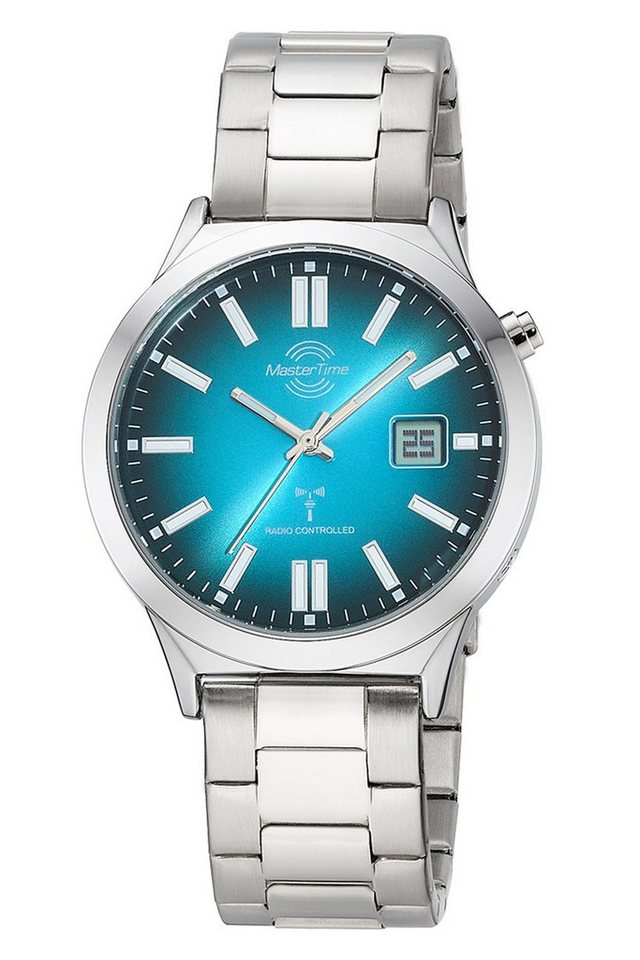 MASTER TIME Funkuhr Funk Colorline Türkis von MASTER TIME