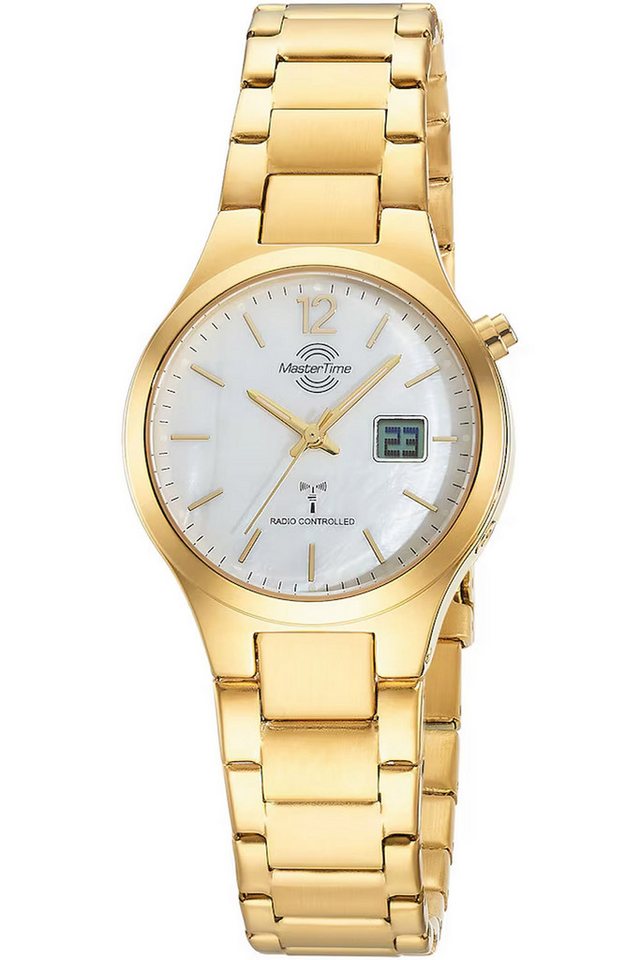 MASTER TIME Funkuhr Lady Line Goldfarben von MASTER TIME