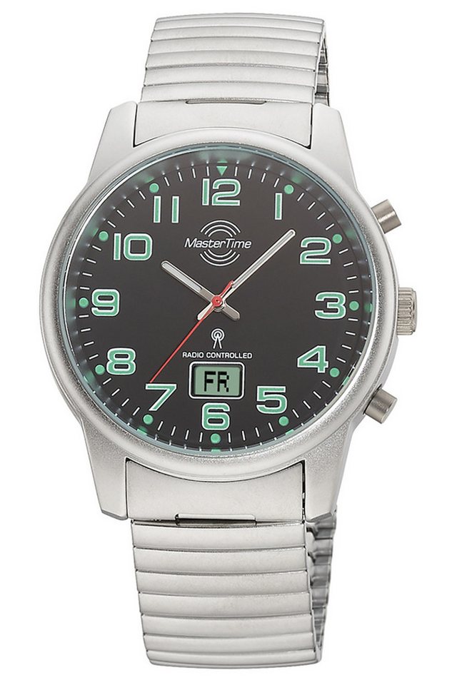 MASTER TIME Funkuhr mit Zugband MASTER TIME Funkuhr mit Zugband von MASTER TIME