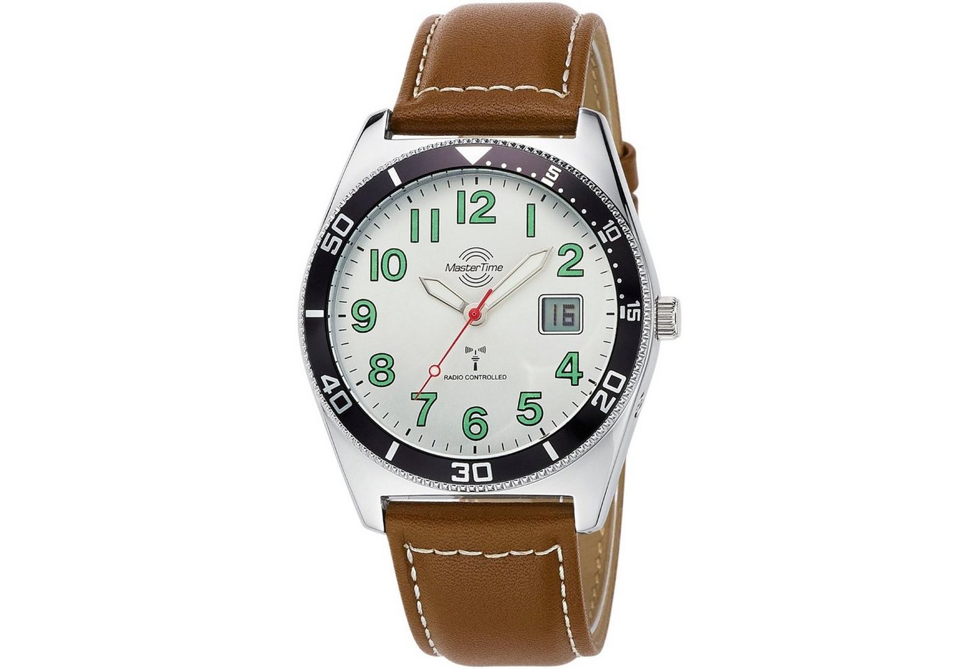 MASTER TIME Quarzuhr Master Time Funk Herrenuhr Super Power - MTGA-10856-41L von MASTER TIME