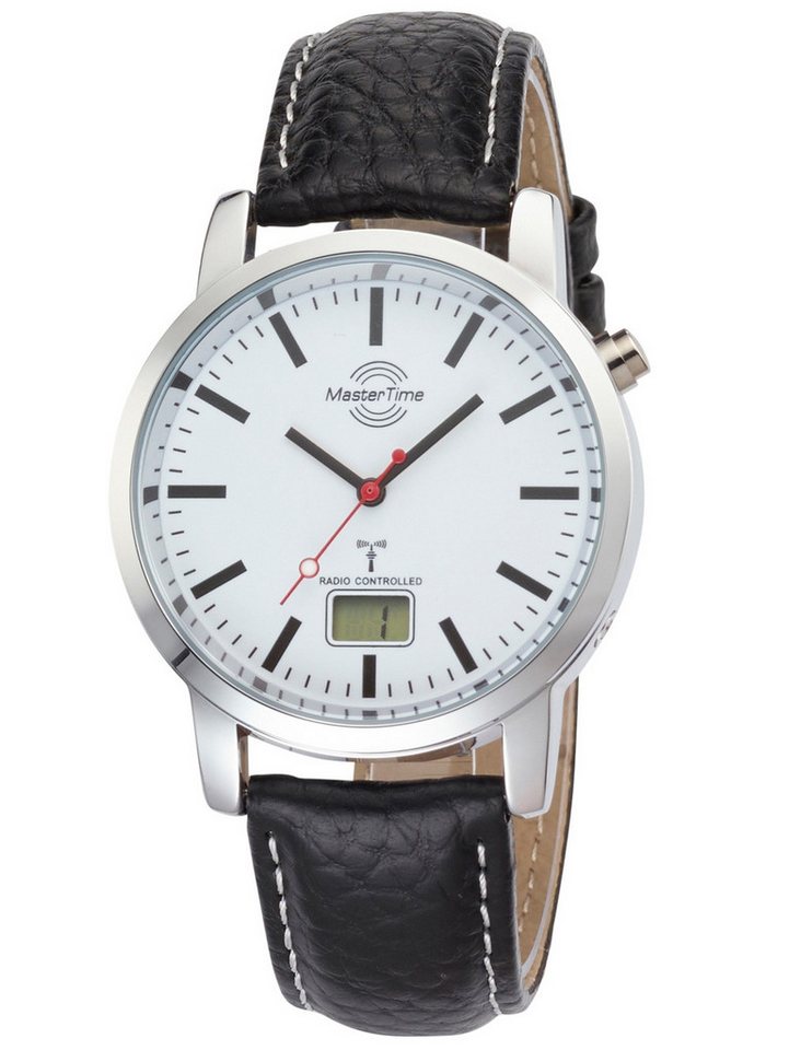 MASTER TIME Quarzuhr Master Time MTGA-10592-20L Funk Basic Bahnhofsuhr Herrenuhr 41mm Master Time MTGA-10592-20L Funk Basic Bahnhofsuhr Herrenuhr 41mm von MASTER TIME