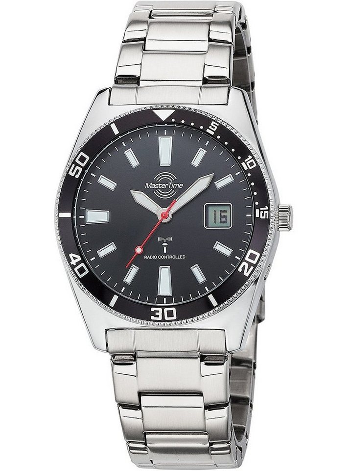 MASTER TIME Quarzuhr Master Time MTGA-10857-21M Funkuhr Herrenuhr 42mm 5ATM Master Time MTGA-10857-21M Funkuhr Herrenuhr 42mm 5ATM von MASTER TIME