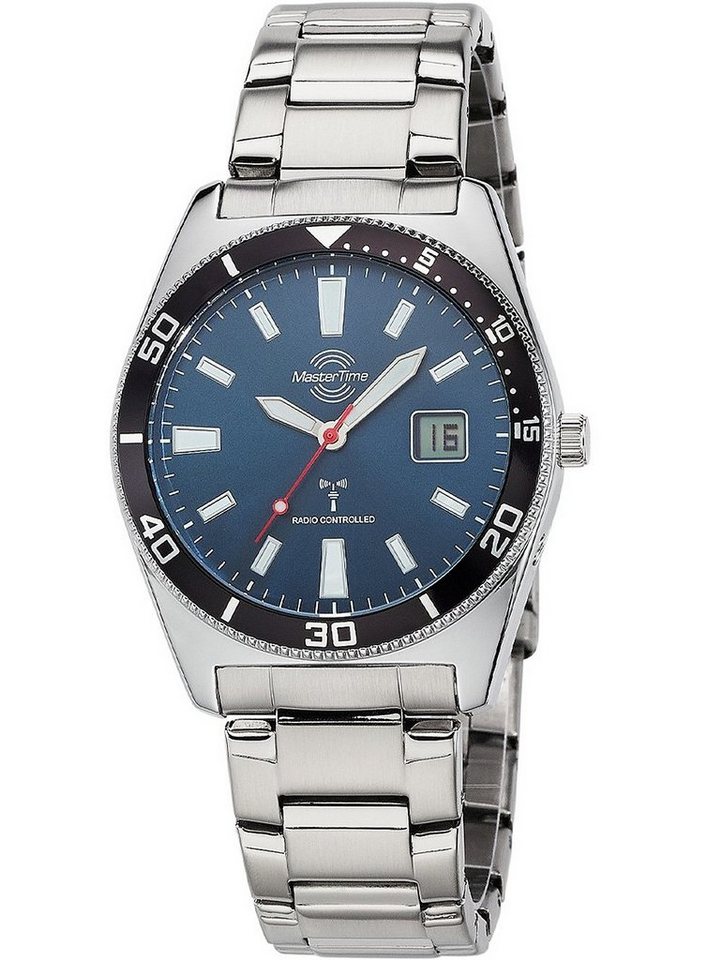 MASTER TIME Quarzuhr Master Time MTGA-10858-31M Funkuhr Herrenuhr 42mm 5ATM Master Time MTGA-10858-31M Funkuhr Herrenuhr 42mm 5ATM von MASTER TIME