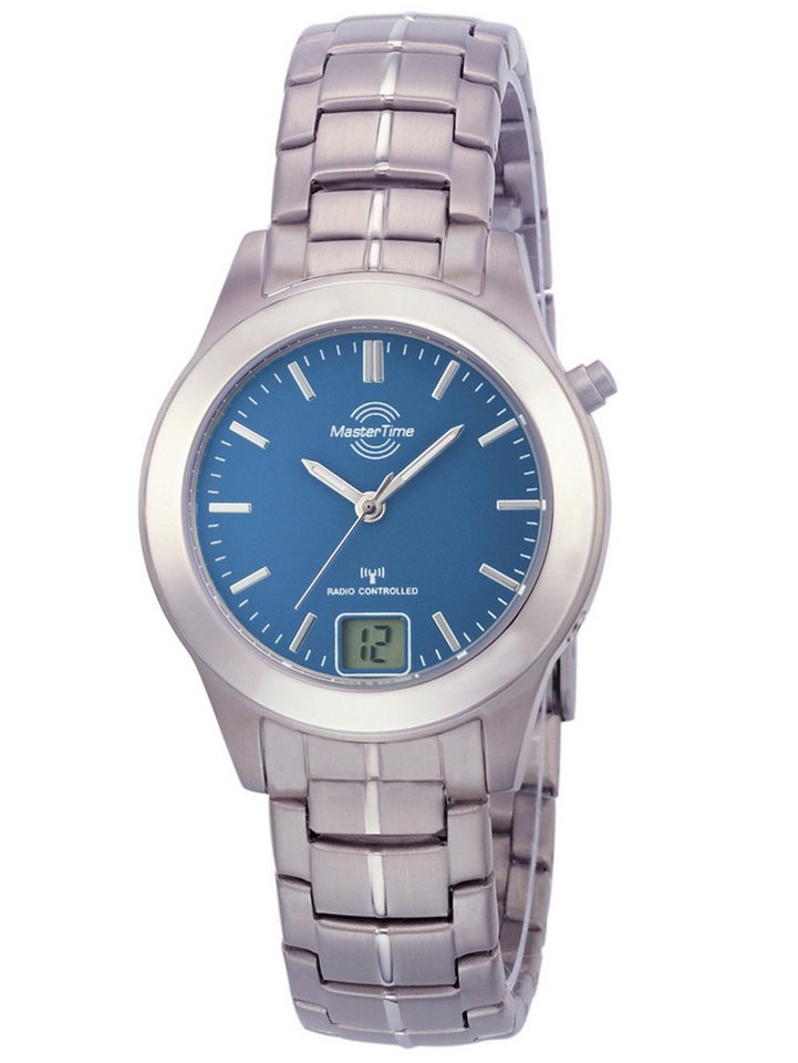 MASTER TIME Quarzuhr Master Time MTLT-10352-31M Funk Expert Titan Series Damenuhr 34mm Master Time MTLT-10352-31M Funk Expert Titan Series Damenuhr 34mm von MASTER TIME