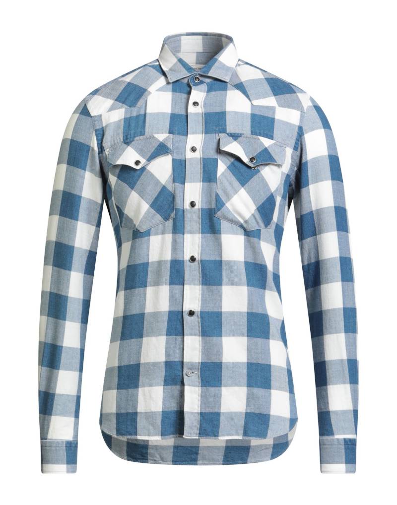 MASTRICAMICIAI Hemd Herren Blau von MASTRICAMICIAI