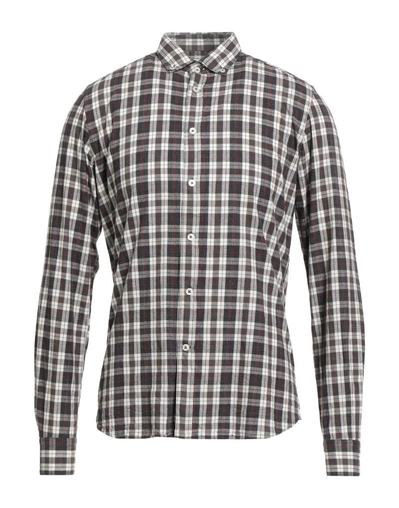 MASTRICAMICIAI Hemd Herren Braungrau von MASTRICAMICIAI