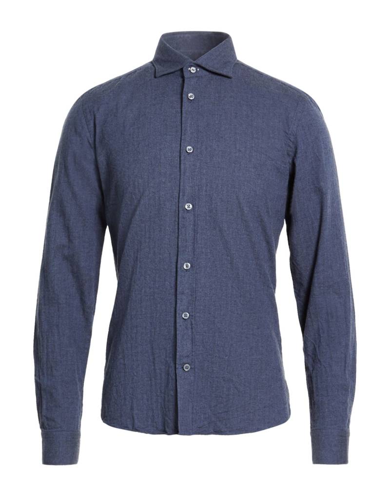 MASTRICAMICIAI Hemd Herren Marineblau von MASTRICAMICIAI