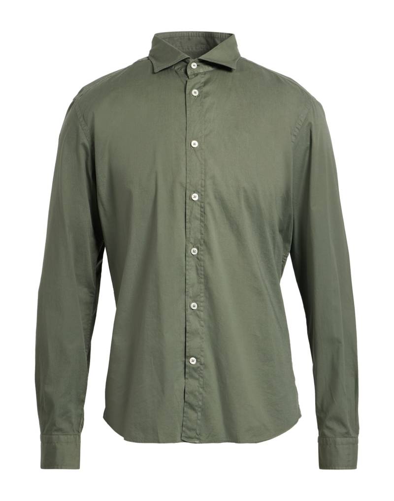 MASTRICAMICIAI Hemd Herren Militärgrün von MASTRICAMICIAI