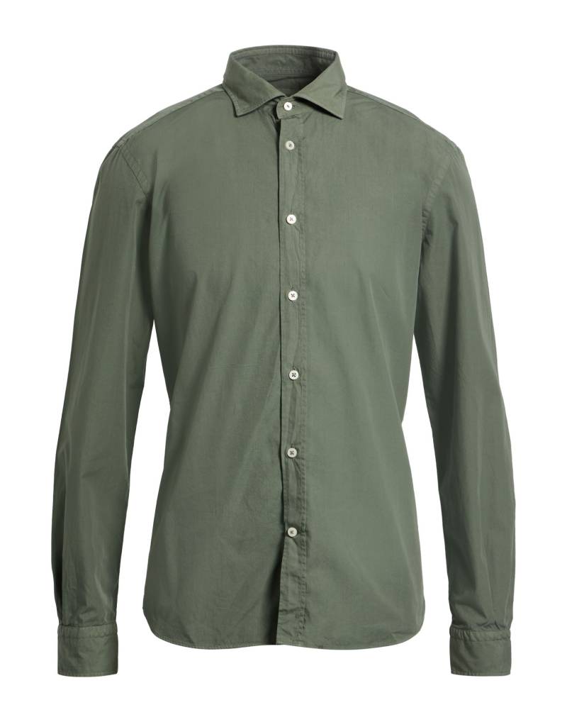 MASTRICAMICIAI Hemd Herren Militärgrün von MASTRICAMICIAI
