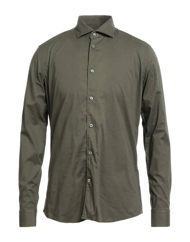 MASTRICAMICIAI Hemd Herren Militärgrün von MASTRICAMICIAI