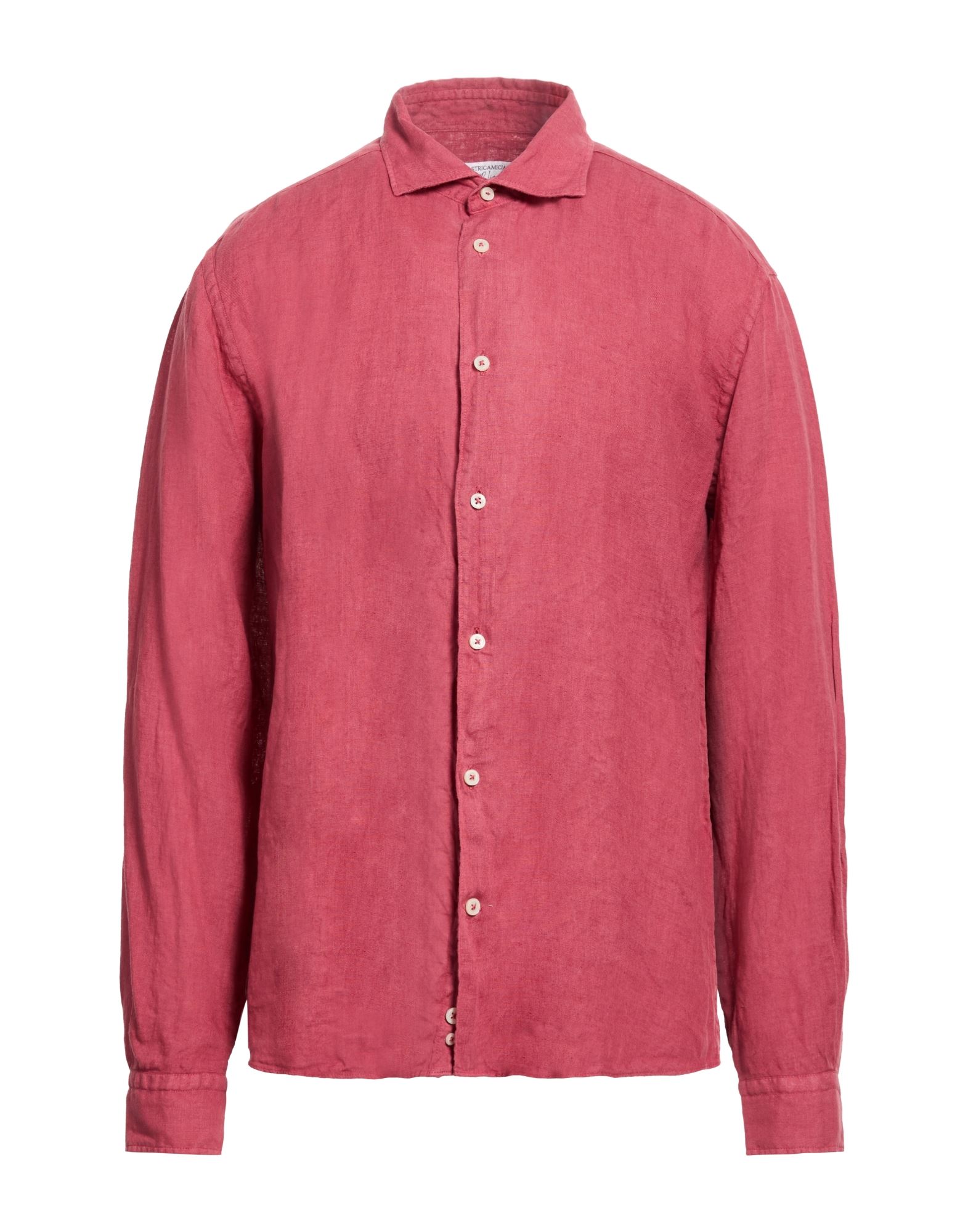 MASTRICAMICIAI Hemd Herren Ziegelrot von MASTRICAMICIAI