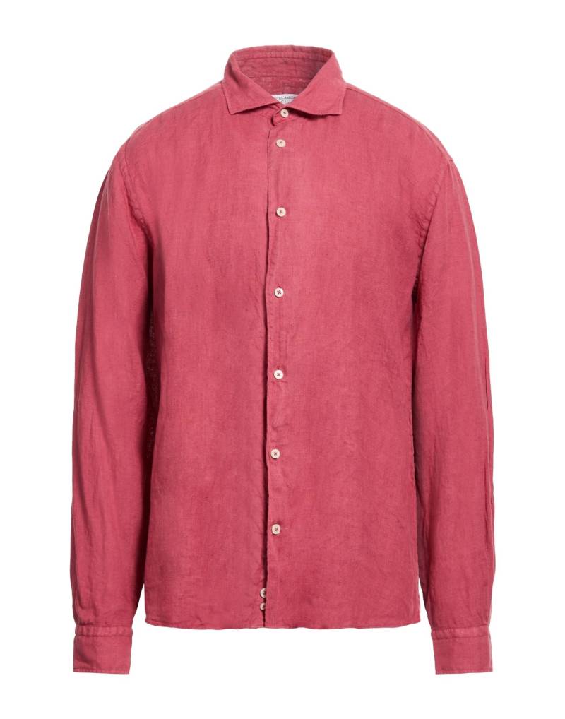 MASTRICAMICIAI Hemd Herren Ziegelrot von MASTRICAMICIAI