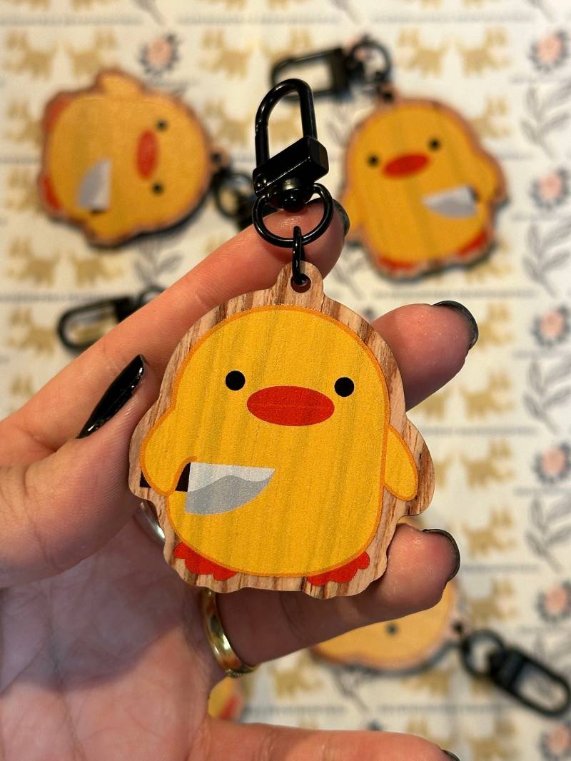 Niedliche Enten Schlüsselanhänger - Bücherwurm Geschenk Für Leseratten Und Liebhaber Planer Accessoire Gemütliches Unter 10 von MASlibrary