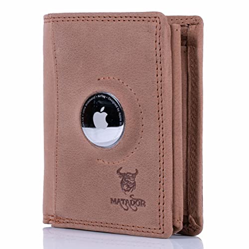 MATADOR Leder Geldbörse Herren mit AirTag Fach┃TüV geprüfter RFID & NFC Schutz┃Kompaktes Slim Wallet für Männer┃Kreditkartenetui mit Münzfach inkl. Geschenk-Box MATADOR Leder Geldbörse Herren mit AirTag Fach┃TüV geprüfter RFID & NFC Schutz┃Kompaktes Slim Wallet für Männer┃Kreditkartenetui mit Münzfach inkl. Geschenk-Box von MATADOR
