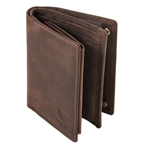 MATADOR XXL Leder Geldbörse Portmonee Herren Viele Fächer | Karten Geldbeutel Portemonnaie Herren mit RFID Blocker & Geschenk-Box | Brieftasche Geldtasche Ledergeldbörse Männer Handmade Dunkel Braun MATADOR XXL Leder Geldbörse Portmonee Herren Viele Fächer | Karten Geldbeutel Portemonnaie Herren mit RFID Blocker & Geschenk-Box | Brieftasche Geldtasche Ledergeldbörse Männer Handmade Dunkel Braun von MATADOR