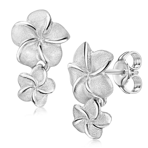 MATERIA Blumen Ohrstecker lang hängend Silber 925 mattiert diamantiert silber inkl. Schmuck Box #SO-29 MATERIA Blumen Ohrstecker lang hängend Silber 925 mattiert diamantiert silber inkl. Schmuck Box #SO-29 von MATERIA by Matthias Wagner