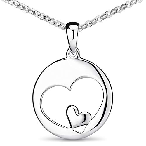 MATERIA Damen Ketten-Anhänger Herz Silber 925 - Silberanhänger mit Kette Liebe in Schmuck Box KA-60-K30-60 cm MATERIA Damen Ketten-Anhänger Herz Silber 925 - Silberanhänger mit Kette Liebe in Schmuck Box KA-60-K30-60 cm von MATERIA by Matthias Wagner