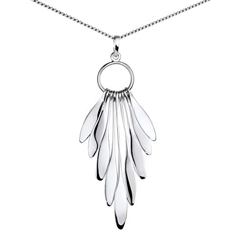 Materia Damen Kettenanhänger Silber 925 mit Kette - Tropfen Anhänger KA-449-Silber_K102-45cm Materia Damen Kettenanhänger Silber 925 mit Kette - Tropfen Anhänger KA-449-Silber_K102-45cm von MATERIA by Matthias Wagner