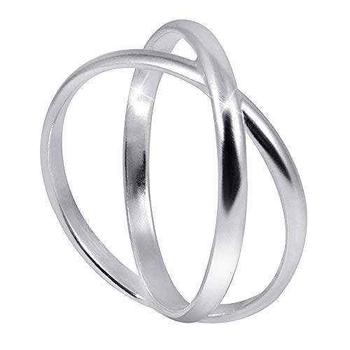 MATERIA Damen Ring 925 Sterling Silber Wickelring breit filigran Schmuck Silberring mit Geschenk Box SR-78-Gr 62 MATERIA Damen Ring 925 Sterling Silber Wickelring breit filigran Schmuck Silberring mit Geschenk Box SR-78-Gr 62 von MATERIA by Matthias Wagner