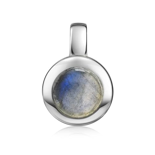 MATERIA Edelstein Anhänger Silber 925 - Labradorit rund für Halskette Damen KA-38-Labradorit MATERIA Edelstein Anhänger Silber 925 - Labradorit rund für Halskette Damen KA-38-Labradorit von MATERIA by Matthias Wagner