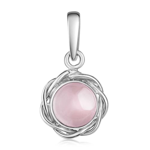 MATERIA Edelstein Halskette Damen 925 Silber - Rosenquarz Anhänger mit Kette KA-59-Rosenquarz_K142 MATERIA Edelstein Halskette Damen 925 Silber - Rosenquarz Anhänger mit Kette KA-59-Rosenquarz_K142 von MATERIA by Matthias Wagner