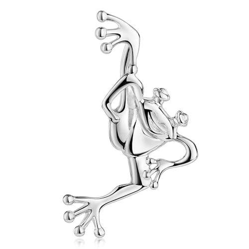 MATERIA Frosch Anhänger Silber 925 - Tier Ketten Anhänger rhodiniert aus deutscher Fertigung #KA-56 MATERIA Frosch Anhänger Silber 925 - Tier Ketten Anhänger rhodiniert aus deutscher Fertigung #KA-56 von MATERIA by Matthias Wagner