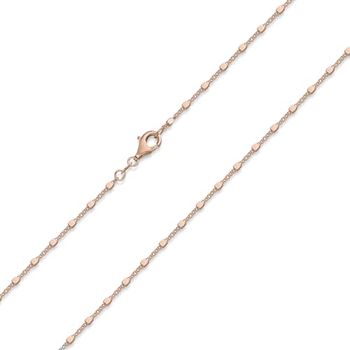 MATERIA Halskette mit Würfeln rosegold - Silber 925 Damen Kette rose vergoldet K12-55cm MATERIA Halskette mit Würfeln rosegold - Silber 925 Damen Kette rose vergoldet K12-55cm von MATERIA by Matthias Wagner
