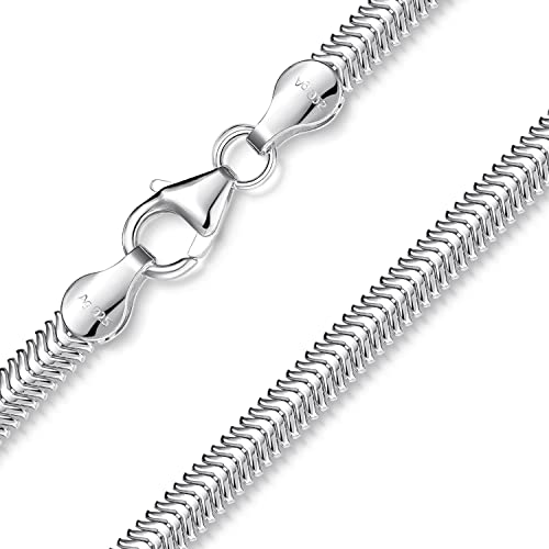 MATERIA Schlangenkette Silber 925 flach - Damen Halskette Collier K50-42cm MATERIA Schlangenkette Silber 925 flach - Damen Halskette Collier K50-42cm von MATERIA by Matthias Wagner