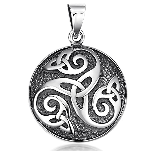 MATERIA by Matthias Wagner Keltischer Schmuck Herren Ketten Anhänger Silber 925 Triskele antik KA-294 von MATERIA by Matthias Wagner