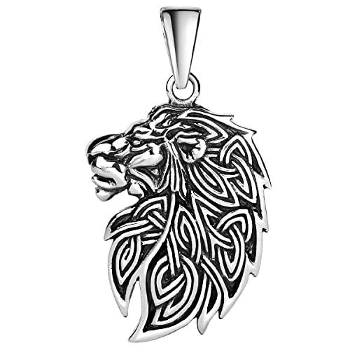 MATERIA by Matthias Wagner Löwenkopf Anhänger Silber 925 Herren Schmuck KA-481 von MATERIA by Matthias Wagner