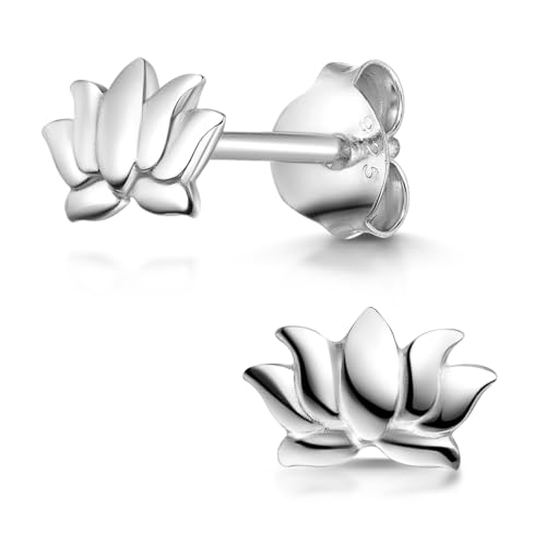 MATERIA by Matthias Wagner Lotus Ohrstecker Silber 925 Ohrring Lotusblume Damen Ohrschmuck SO-202 von MATERIA by Matthias Wagner