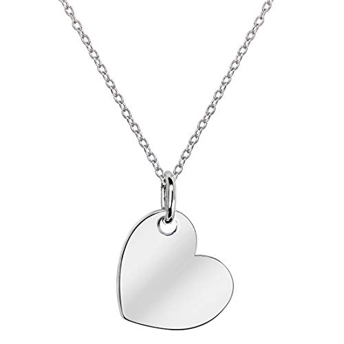 MATERIA kleine Herz-Kette Silber 925-925 Silber Anhänger Damen Mädchen Liebe 42-45cm in Schmuck Box KA-452-Ohne Gravur MATERIA kleine Herz-Kette Silber 925-925 Silber Anhänger Damen Mädchen Liebe 42-45cm in Schmuck Box KA-452-Ohne Gravur von MATERIA by Matthias Wagner