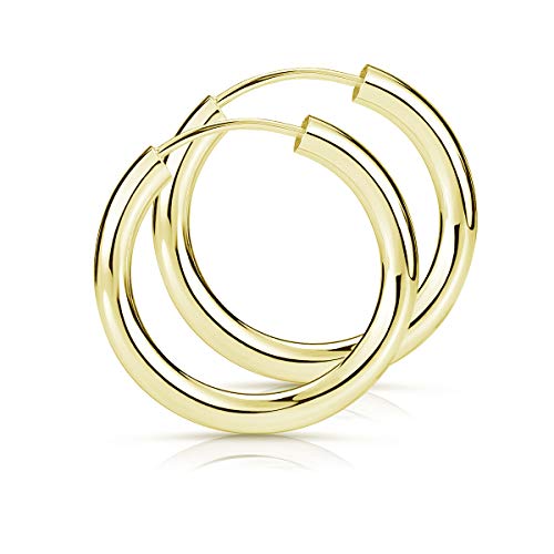 Materia Goldene Creolen 20mm Damen 925 Silber klein SO-82 Materia Goldene Creolen 20mm Damen 925 Silber klein SO-82 von MATERIA by Matthias Wagner