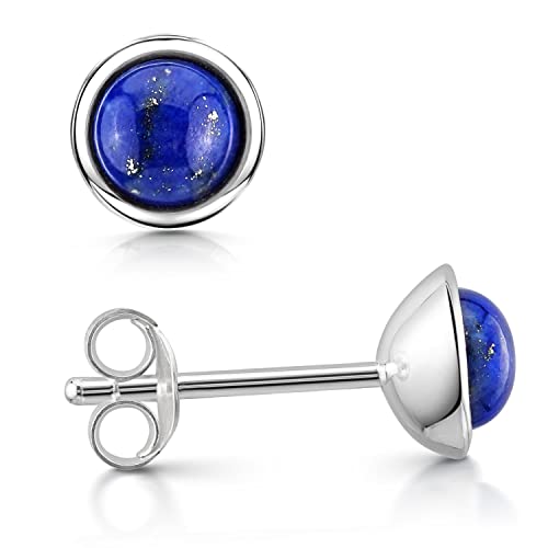 Materia Lapislazuli Ohrstecker Damen - Edelstein Ohrringe rund SO-46-Blau Materia Lapislazuli Ohrstecker Damen - Edelstein Ohrringe rund SO-46-Blau von MATERIA by Matthias Wagner