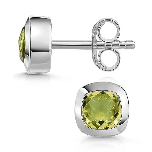 Materia Peridot Ohrringe Silber 925 Damen Ohrstecker eckig SO-340-Peridot Materia Peridot Ohrringe Silber 925 Damen Ohrstecker eckig SO-340-Peridot von MATERIA by Matthias Wagner