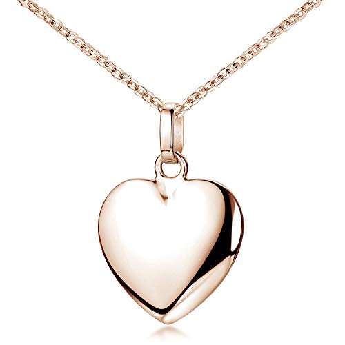 MATERIA by Matthias Wagner Rosegold Kette Herz Damen 45cm - 925 Silber rose vergoldet KA-272-Rose_K53-45 MATERIA by Matthias Wagner Rosegold Kette Herz Damen 45cm - 925 Silber rose vergoldet KA-272-Rose_K53-45 von MATERIA by Matthias Wagner