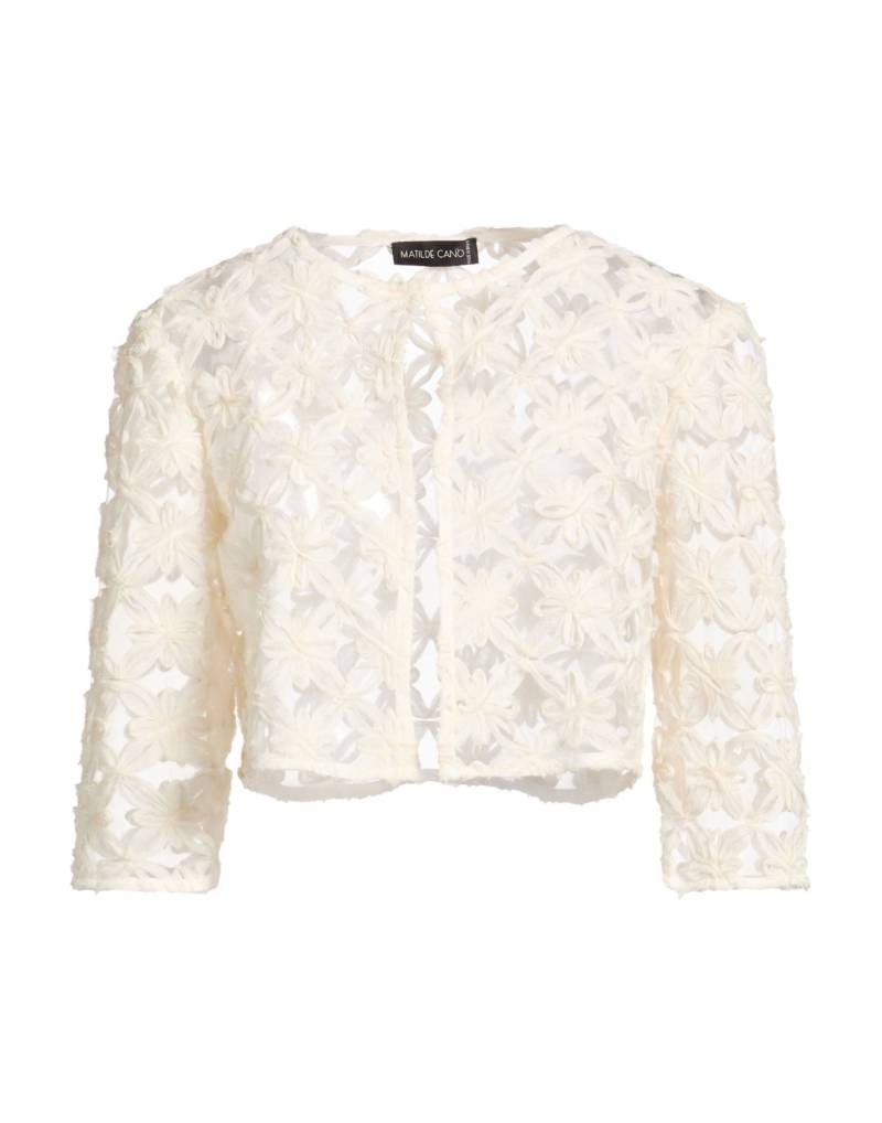 MATILDE CANO Jacke & Anorak Damen Elfenbein von MATILDE CANO