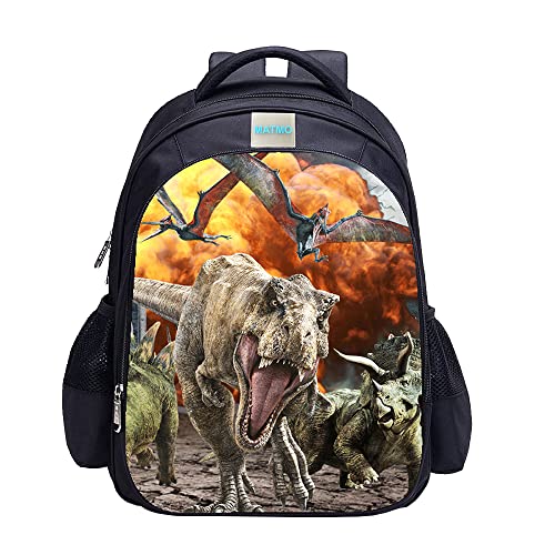 MATMO Dinosaurier Rucksack Dinosaurier Rucksäcke für Jungen Schulrucksack Kinder Büchertasche, Dinosaurier Rucksack 22-3, One_Size von MATMO